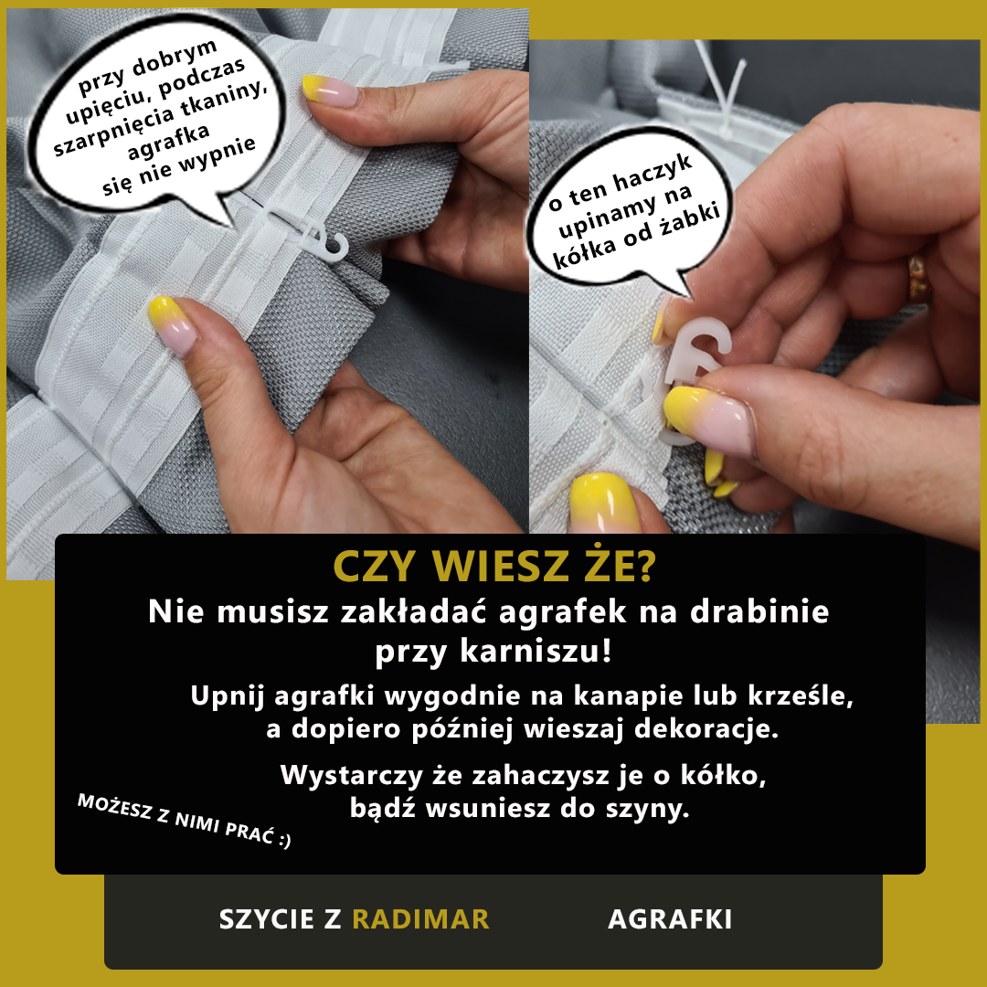 AGRAFKI do firan - Co warto wiedzieć?